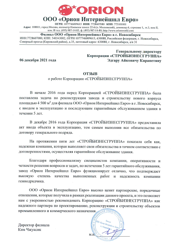 Отзывы